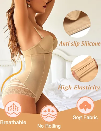 Vista 5 de Avidlove Faja moldeadora para mujer con control de abdomen, ropa interior de cintura alta para mujer