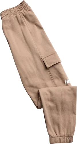 Vista 35 de New Balance Pantalones deportivos para niña, forro polar de mezcla de algodón suave con cordón y bolsillos (tallas 8-16)