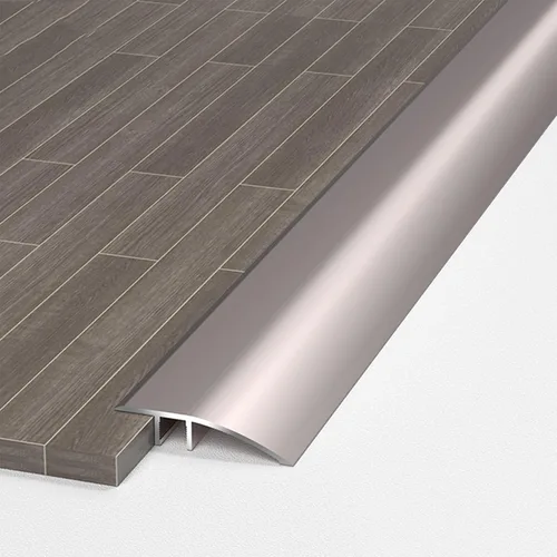 Vista 8 de Tira de umbral de transición de piso de aluminio de madera a azulejo, tira de puerta de piso laminado autoadhesiva, borde de transición de alfombra