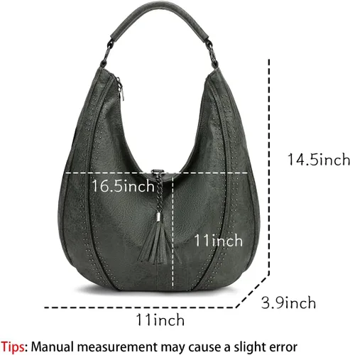 Vista 4 de KILAMAL Bolsos Hobo para mujer Bolsos de hombro y bolsos