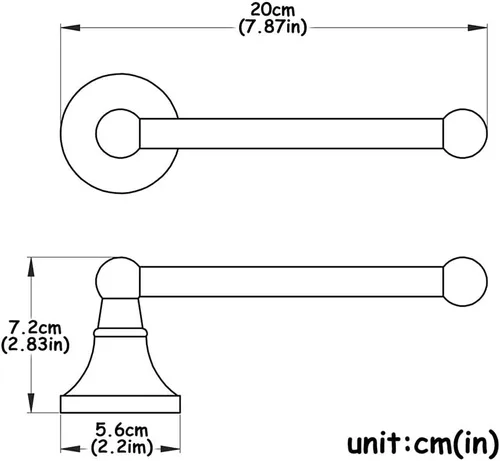 Vista 7 de Aothpher Soporte para papel higiénico de baño Soporte de rollo de papel higiénico de latón montado en la pared, acabado de Latón envejecido