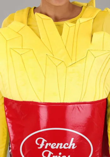 Vista 3 de Disfraz de Papas Fritas de Comida Rápida para Adultos Multicolor