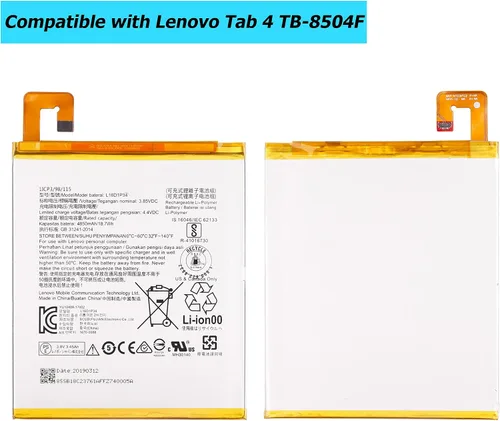 Vista 2 de L16D1P34 - Batería de repuesto compatible con Lenovo Tab 4 TB-8504F TB-8504X con herramientas