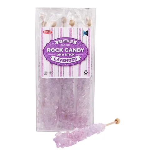 Vista 68 de Palitos de caramelo de roca extragrandes: 12 paletas de cereza rosa – envueltas individualmente – Palitos de caramelo de roca de cristal