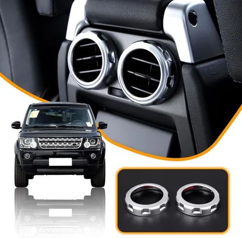 Vista 4 de Anillo de cubierta de salida de ventilación de aire para Land Rover Discovery 3 Discovery 4 LR3 LR4, Range Rover Sport 2005-2013