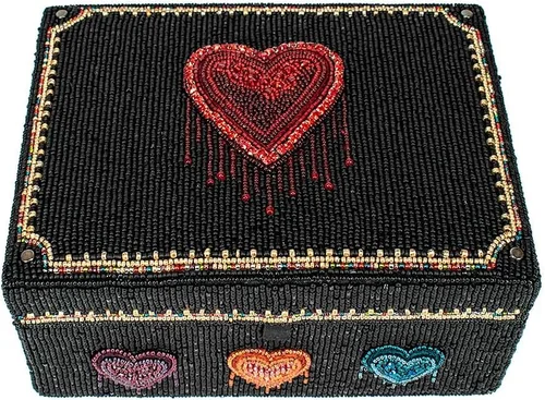 Vista 9 de Mary Frances Cajas de joyería con cuentas (Love All Around)