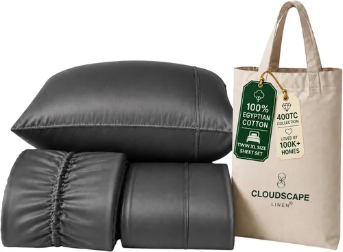 Vista 85 de CLOUDSCAPE LINEN Sábanas de cama individuales de lujo 100% algodón egipcio 01. blanco