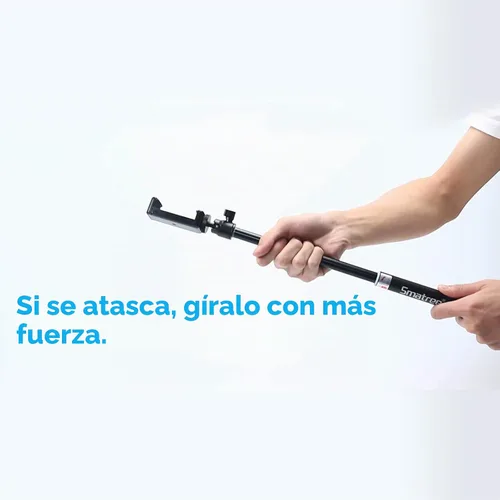 Vista 6 de Smatree Palo telescópico para selfie Q3 con trípode para Insta360 X5