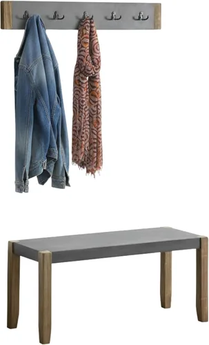 Vista 10 de Alaterre Furniture Newport 40" Gancho para abrigos
