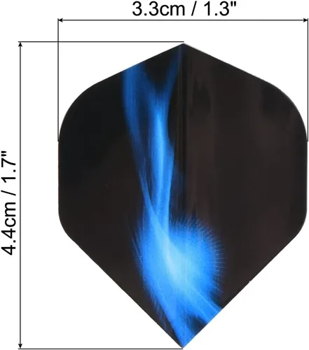 Vista 2 de PATIKIL Dart Flights - Accesorios de dardos PET para punta de acero suave