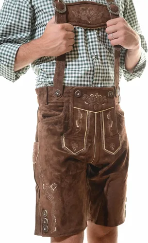 Vista 2 de Disfraz de Lederhosen auténtico Oktoberfest Lederhosen GEORG
