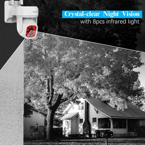 Vista 7 de (2026 Update) 5MP Wireless Security Camera 10.2" IPS Monitor 10CH NVR, Dual-Band 2.4/5.8GHz WiFi, Dual Antenna Stronger Signal 130° Wide Angle