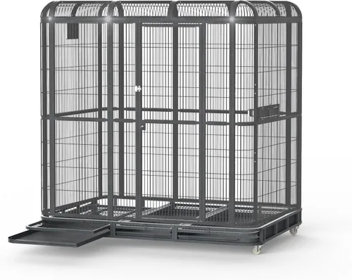 Vista 7 de A&E Cage Co WI8662 - Pajarero para loros, 86 x 62 x 79 pulgadas
