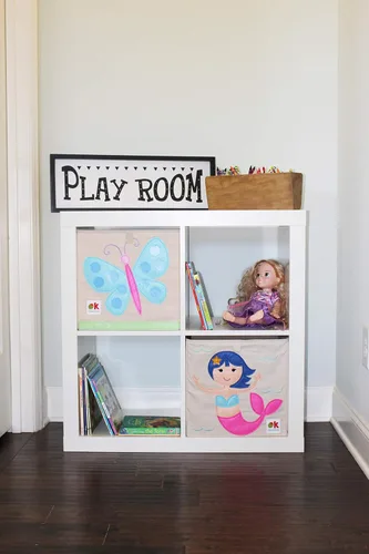 Vista 2 de Wildkin Cubo de almacenamiento para niños de 13 pulgadas para niños y niñas, uso perfecto en el dormitorio de tu hijo o sala de juegos, cubos