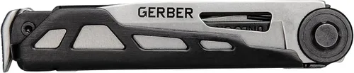 Vista 2 de Gerber Gear Armbar Scout Multiherramienta 7 en 1 - Hoja de borde liso de 2.5 pulgadas, martillo, tijera, sierra, equipo EDC - Onyx