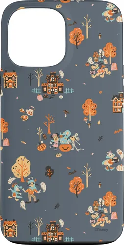 Vista 23 de iPhone 16 Disney Mickey Mouse & Pals Spooky Cute Halloween Scenes Case