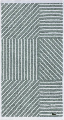 Vista 14 de Lacoste Guethary - Toalla de baño 100% algodón a rayas, aloe, 30 x 54