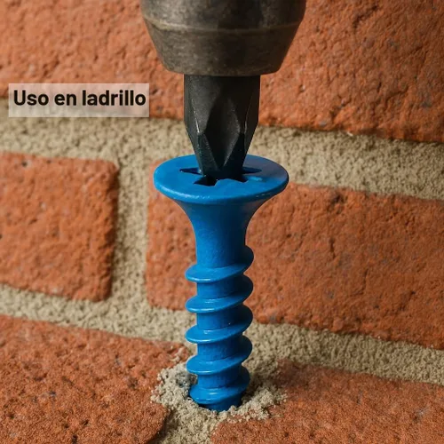 Vista 5 de BCP Fasteners Tornillos para hormigón con punta de diamante de cabeza plana
