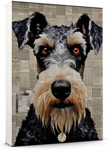 Vista 102 de Thuan Affenpinscher - Póster de lienzo con tus fotos, arte de pared para decoración del hogar, regalo conmemorativo para amantes de las mascotas