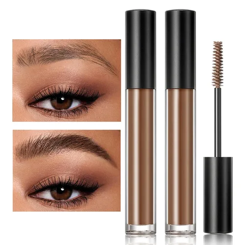 Vista 14 de DAGEDA Gel de ajuste de cejas negro, gel para arreglar las cejas, impermeable y a prueba de sudor, reparación de cejas líquido, estilo de salón