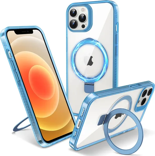 Vista 56 de Funda magnética para iPhone Air – [Soporte invisible integrado] [Compatible con MagSafe] [Protección contra caídas de grado militar] Cubierta
