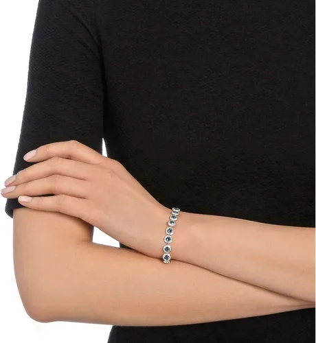 Vista 3 de Swarovski Pulsera chapada en rodio angelical de cristal