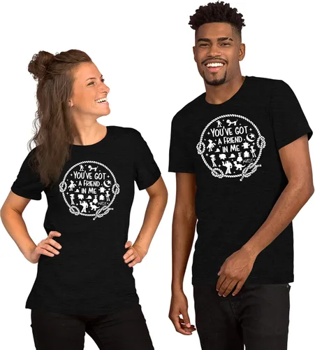 Vista 2 de You've Got A Friend in Me - Camiseta de manga corta para mujeres y hombres, camiseta unisex con estampado de letras divertidas