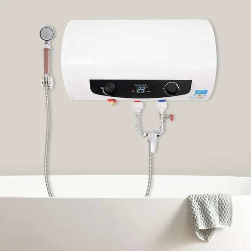 Vista 2 de PIAOCAIYIN - Calentador de agua para ducha, calentador de agua eléctrico de 110 V 1500 W, calentador de agua eléctrico de 50 L, colgado