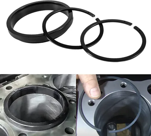 Vista 3 de 7040 Herramienta de compresor de anillo de pistón de 5.4 pulgadas para Cummins ISX/QSX 15, Caterpillar 3400, C-15, alternativa a PT-7040 5299448 Rojo