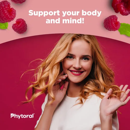 Vista 2 de Phytoral Suplemento completo de menopausia herbaria para mujeres, cápsulas de equilibrio hormonal femenino para sudores nocturnos, sofocos y cambios