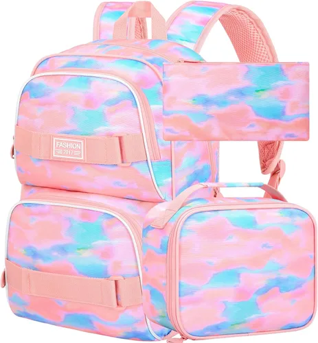 Vista 11 de Mochila de 17 pulgadas para niños y hombres, juego de 3 mochilas para portátiles universitarios para adolescentes y estudiantes, resistente al agua