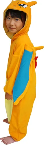 Vista 4 de SAZAC Kigurumi - Pokemon - Charizard - Mono de Halloween - Talla para niños (5-9 años)