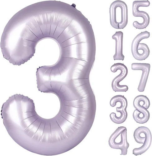 Vista 62 de Globo negro de 40 pulgadas con números del 0 al 9 (cero-nueve), globo de cumpleaños de gran tamaño, globo de helio de aluminio con números grandes