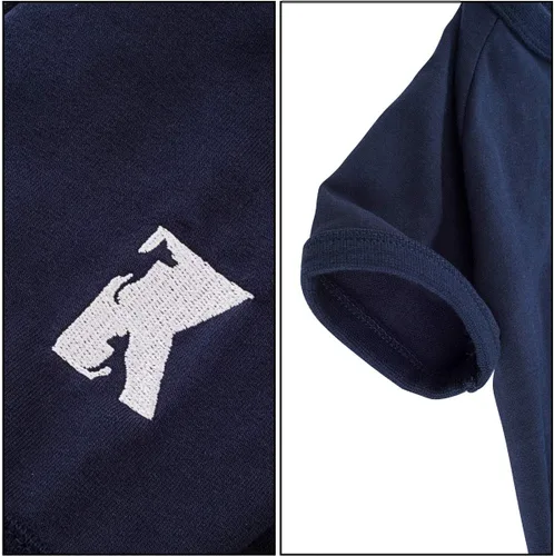 Vista 5 de Koneseve Camisas para perros, ropa de algodón suave para perros, camiseta elástica para perros pequeños, medianos y grandes, camisa de gato azul