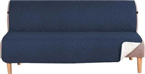 Vista 48 de H.VERSAILTEX Funda reversible para silla, protector de muebles antideslizante, resistente al agua, con correas elásticas de 2 pulgadas