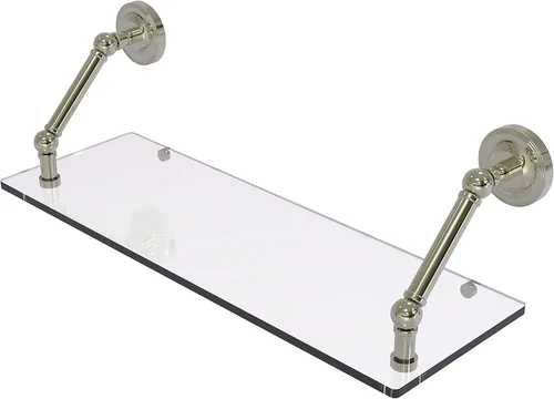 Vista 4 de Allied Brass PR-1/22-ORB Pr - Estante de vidrio con bordes biselados de 1 pulgada, 22 pulgadas, bronce aceitado