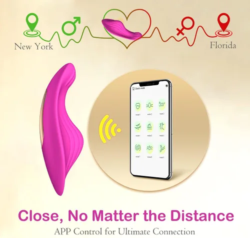 Vista 3 de Juguetes sexuales con vibrador portátil para mujeres y parejas, mini vibradores con 9 vibraciones y control de aplicación de larga distancia
