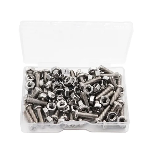 Vista 5 de cSeao 100 unidades M2 x 4 mm Tornillos de cabeza plana Phillips para máquina de acero inoxidable 304