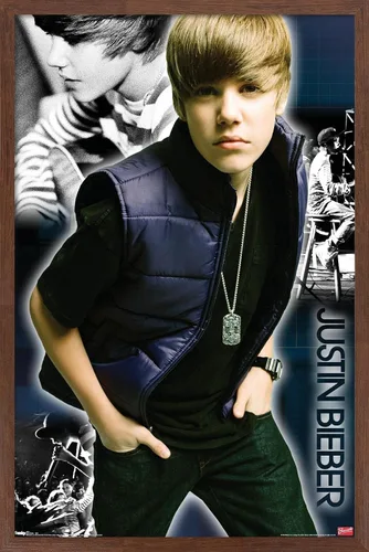 Vista 19 de Trends International Justin Bieber - Póster de pared genial, 14.725 x 22.375 pulgadas, versión enmarcada de madera de granero