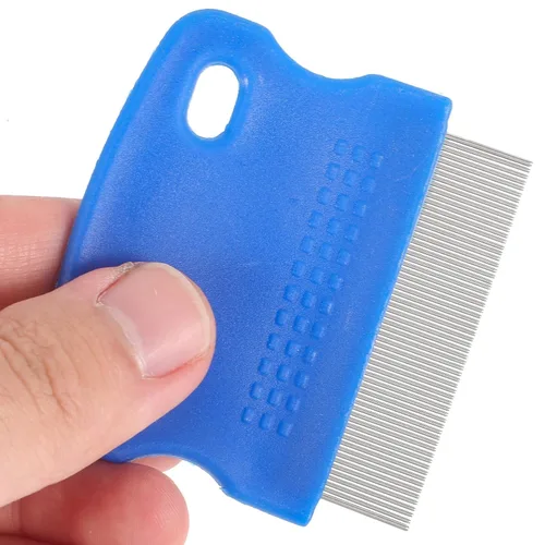Vista 8 de KALLORY Peine de aseo para perros, peine para eliminar el pelo de mascotas, peine de masaje para eliminar mate, nudos y enredos (color al azar)