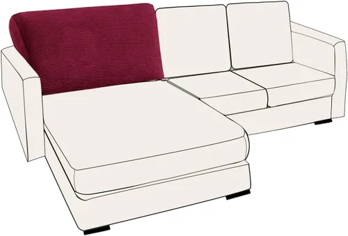 Vista 97 de UNBBRRL Fundas de cojín de asiento para sofá, elásticas, funda de cojín individual para sofá, fundas de cojín para sofá, fundas de héroe protegen