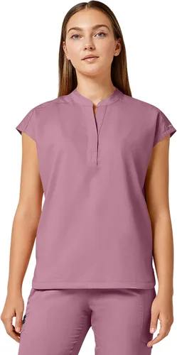 Vista 16 de Healing Hands Purple Label Women's Scrub Top with Dolman Sleeves 2 Pockets Elástico en 2 direcciones, sarga de poliéster y elastano, mangas Dolman