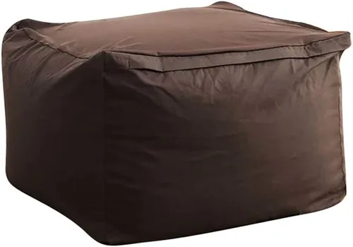 Vista 11 de Funda de sofá perezosa, puf de tela de lino, puf puff para sala de estar, tatami, sillas acolchadas para adultos y niños (relleno no incluido), S1