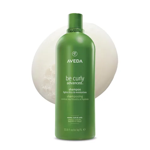 Vista 10 de Aveda Be Curly Advanced Shampoo Moisturizing Shampoo for Curly, Coily, Wavy Hair Gently Cleanses, Removes Build Up Fights Frizz Sulfate