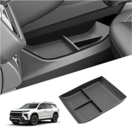 Vista 20 de SKTU Paquete de 2 para 2024 2025 2026 Organizador de Consola Central Chevy Traverse para 2024 2025 2026 Bandeja de Consola Chevy Traverse 2024 2025