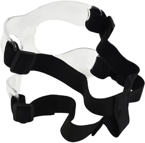 Vista 2 de Adjustable Sports Nose Guard for Men Women Black half face
