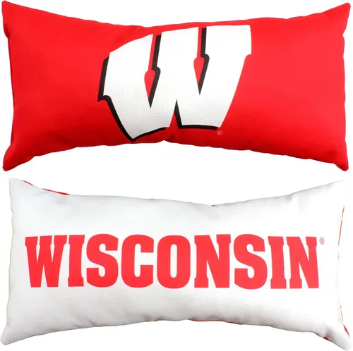 Vista 10 de College Covers Everything Comfy Arkansas Razorbacks Almohada Bolster de Viaje Pequeña Decorativa de 2 Lados 16 x 6 pulgadas