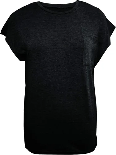 Vista 5 de WMZCYXY Camiseta de verano para mujer, sin mangas, cuello redondo, casual, holgada, con bolsillo