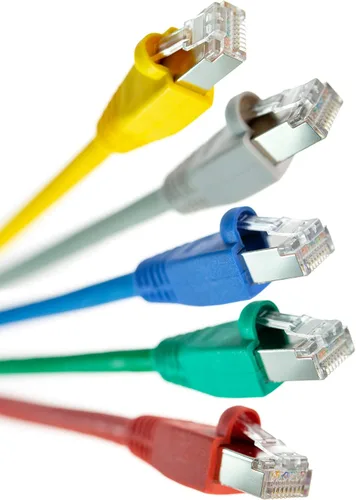 Vista 17 de NTW Cable Ethernet Cat6 blindado de 5 pies con conector RJ45 chapado en azul para módem, router, PC, Mac, laptop, PS2, PS3, PS4, Xbox 360, panel