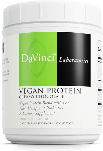 Vista 10 de DAVINCI Labs Proteína vegana - Suplemento en polvo que apoya la reparación muscular y de tejidos* - Suplemento vegano con proteína de guisante